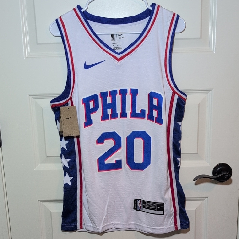 NWT Nike McCain Philadelphia 76ers Jersey, Small